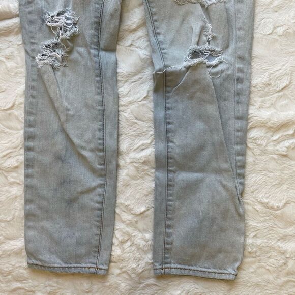 American Eagle Outfitter’s Boy Crop Denim Jeans - Women’s 0 - Picture 3 of 9